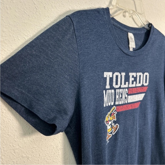 Toledo Mud Hens T-Shirt Women’s Size XL Minor League Baseball Navy Blue MLB - Picture 6 of 10